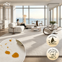 Tapis Wilton imperméable et résistant aux taches de couleur unie Dsermer pour salon – Vente en gros