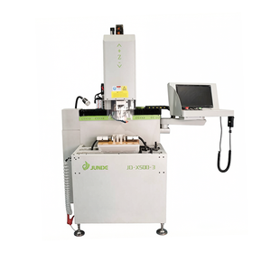JUNDE Soft Metal Aluminum Profile Three-CNC <b>Drilling</b> and Milling Machine for Window and Door Making - Product Image 3
