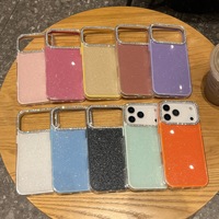 Coque de téléphone rose scintillante de luxe pour iPhone 18, étui de protection tendance pour iPhone 18 17 Pro Max