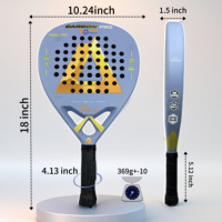 Fabricant chinois de raquettes de padel professionnelles, cadre en aluminium, fibre de carbone, fibre de verre, mousse EVA, légères, portables, forme diamant