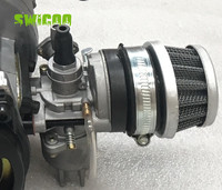 Motor SWICOO de Alta Calidad de 49cc y 2 Tiempos con Arranque Manual para Mini Moto de Cross, Quad, ATV Infantil