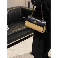 Sac à main matelassé en cuir véritable style européen-américain 2026, motif losanges, pour femme, élégant et minimaliste, à porter à l'épaule