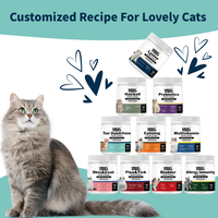 Vente en gros de marque privée Supplément pour chat à mâcher doux Savoureux Saumon Boeuf Thon Tear Remover Soutient les vitamines immunitaires