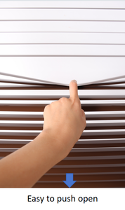 Persianas venecianas <span class=keywords><strong>de</strong></span> madera <span class=keywords><strong>de</strong></span> Paulownia y tilo personalizadas con <span class=keywords><strong>cinta</strong></span> <span class=keywords><strong>de</strong></span> escalera, control manual <span class=keywords><strong>de</strong></span> cadena y lamas <span class=keywords><strong>de</strong></span> ancho ajustable - Product Image 3