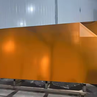 Feuille acrylique miroir or et argent, flexible, écologique, personnalisable, miroirs acryliques unidirectionnels et bidirectionnels, découpe laser, moulage