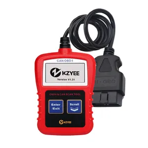 Оптовая продажа, новый автомобильный диагностический инструмент KZYEE KC10, сканер OBDII, считыватель ошибок двигателя OBD2 и может устранять неполадки
