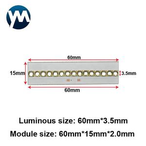 Serie de encapsulación LED UV YM 45W de 365nm a 405nm para sistema de curado UV, módulo de perlas de lámpara UV - Product Image 2