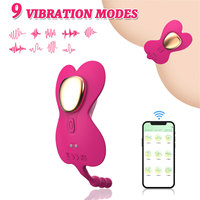 Nuevo Vibrador de Bragas con Control Remoto, Estilo Mariposa, Inalámbrico, con Patente APP, Juguete Sexual para Mujer, Ropa Interior Vibrante