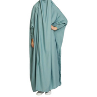 Abayas de prière en satin effet soie Daisy pour l'Aïd/Ramadan, grande taille, coupe ample, robe longue de soirée/formelle style moyen-oriental, manches chauve-souris