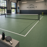 Revêtement de sol modulaire en PVC 50x50cm, 5mm, pour zone de fitness à domicile et revêtement de sol commercial en PVC pour exposition de salles d'exposition automobiles