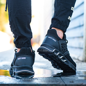 Nuove scarpe da ginnastica da corsa in arrivo scarpe antinfortunistiche da <span class=keywords><strong>uomo</strong></span> con punta in acciaio antiforatura - Product Image 2