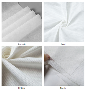 Bon matériau de tissu humide Spunlace tissu non tissé 10 Viscose 90 Polyester Spunlace rouleau de tissu non tissé - Product Image 6