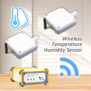 Sistema de Monitoreo de Temperatura y Humedad para Hogar Inteligente, 2 Conjuntos, Gateway Inalámbrico Multipunto para Temperatura y Humedad - Product Image 1