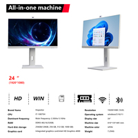 Wholesale 24 27 32Inch All in One Desktop Computer Win 10/11 Pro Gaming Pc Desktop Computadora Gamer Desktop Pc for Office