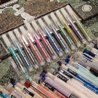 Stylos marqueurs à peinture acrylique non toxiques à pointe fine YF PEN, 12 couleurs, ensemble en plastique, largeur d'écriture de 15,4 cm