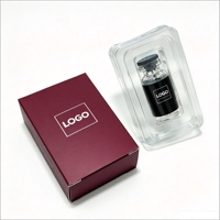 Étiquettes de sécurité anti-effraction en vinyle à impression en creux pour flacons de laboratoire 2ml 3ml 5ml 10ml