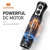 Mixeur Plongeant Électrique Portable 500W avec Lame en Acier Inoxydable, 2 Vitesses et Bouton d'Éjection pour Cuisine Domestique et Pâtisserie
