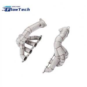 Collecteurs d'échappement longs en acier inoxydable FlowTech T304 pour Chevrolet Corvette C8 6.2L – Collecteur d'échappement haute performance à fixation directe - Product Image 2