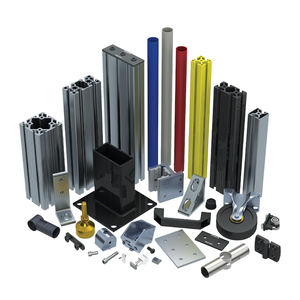 Dmetalカスタム陽極酸化アルミニウム押出材プロファイル2040 2080 4040 4080Tスロットカットおよび溶接加工サービスをご提供 - Product Image 1