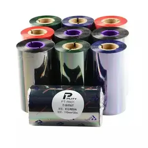 Rood/Blauw/Groen/Wit Kleur Resin Ribbon Inkt Etiketten Thermische Transfer Printer Lint