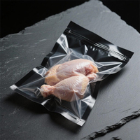 BPA-vrije vacuümsealzakken, op maat gemaakte voedselveilige nylon verpakkingen voor vlees, biefstuk, varkensvlees, kip, lekbestendige zakken voor opslag