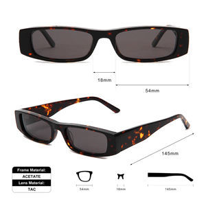 カスタム高級メンズ＆レディースデザイナーサングラス 小さな酢酸ガラス 偏光アセテートサングラス - Product Image 3