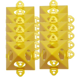 10 pièces 67*67*62.7mm Support <span class=keywords><strong>de</strong></span> peinture à quatre côtés en plastique, Patins <span class=keywords><strong>de</strong></span> peinture pour pulvérisation, Support <span class=keywords><strong>de</strong></span> peinture pour accessoires <span class=keywords><strong>de</strong></span> menuisier et peintre - Product Image 1
