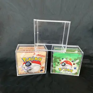 Caja de almacenamiento de pokemon original, paquetes protectores de tarjetas de pokemon originales, baratos, evoluciones