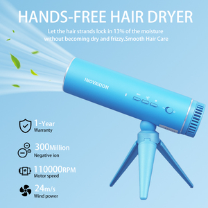 Sèche-cheveux AC ultra puissant 1200W à séchage instantané haute vitesse, technologie ionique, pliable et léger, pour camping-cars et hôtels - Product Image 3