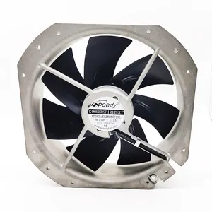 280mm eksenel fırçasız AC soğutma fanı 280x280x80mm metal 220v AC axail akış fanı