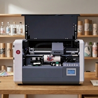 Nouvelle arrivée, imprimante UV miniature haute vitesse Hydra 360s, machine à jet d'encre rotative pour l'impression sur verres à vin rouge, gobelets, bouteilles en plastique, canettes