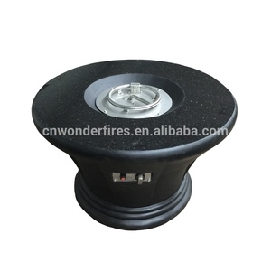 Foyer rond à <span class=keywords><strong>gaz</strong></span> <span class=keywords><strong>Propane</strong></span>, appareil d'intérieur et d'extérieur avec grilles de barbecue, <span class=keywords><strong>cheminée</strong></span> de jardin - Product Image 2