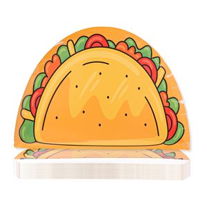 5 cái TACO giấy tấm Mexico sinh nhật bên tấm <span class=keywords><strong>Fiesta</strong></span> bên trang trí nguồn cung cấp cinco de mayo Carnival Đảng giấy tấm - Product Image 1