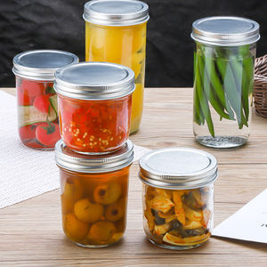 بيع بالجملة 16 أونصة 8 شعار مخصص معدني أسطواني واضح مع ملعقة لتخزين الطعام ديي بيع بالجملة - Product Image 5