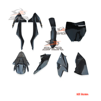 SNOR Kit de couverture de carénage complet de moto Dirt Bike Kit en plastique EXC EXCF SX SXF XC XCF XCW 125 250 350 450 pour KTM 16-18