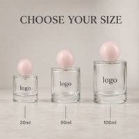 Flacons de parfum en verre vides à prix réduit, logo et étiquettes personnalisés, flacon vaporisateur personnalisé 30ml 50ml, flacon atomiseur de parfum personnalisé