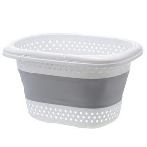 WONDERFUL Hot Selling <strong>Small</strong> Collapsible Plastic Dirty Clothes Storage <strong>Basket</strong> Foldable <strong>Basket</strong> Bathroom <strong>Laundry</strong> <strong>Basket</strong> - Product Image 6