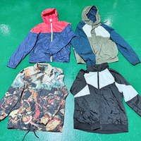 Veste légère de marque d'occasion vêtements d'occasion pour hommes vestes décontractées coupe-vent de marque d'occasion vente en gros