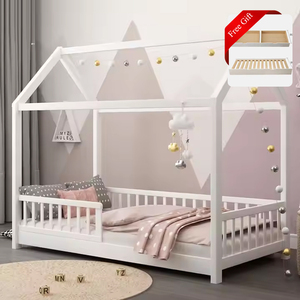 Prezzo di fabbrica massello legno di pino ragazze bambino Cama <span class=keywords><strong>Montessori</strong></span> casa <span class=keywords><strong>letto</strong></span> - Product Image 1