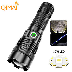 Lampe torche A56 30W LED blanche rechargeable avec zoom, étanche, pour l'aventure en extérieur - Product Image 4