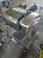 Scie à viande et à os électrique avec lame en acier inoxydable 1000W pour restaurants commerciaux, magasins d'alimentation, découpe de viande et d'os congelés