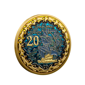 Nautische Abenteuer-Talisman-Münze - Individuelle Mut- und Glücksmedaille für Entdecker, Einzigartiges Sammlergeschenk - Product Image 2