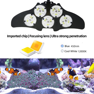 Haute luminosité Marine LED Fish Tank <span class=keywords><strong>Aquarium</strong></span> lumière spectre complet LED <span class=keywords><strong>Aquarium</strong></span> lampe gradation App télécommande - Product Image 6