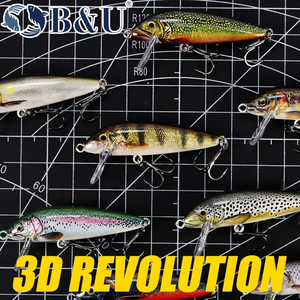 XUHANG JT13 50mm 5.1g <span class=keywords><strong>Leurre</strong></span> de pêche coulant en plastique dur imprimé en 3D pour rivière, lac, ruisseau, mer, eau douce et eau salée, pour la pêche au bar - Product Image 6
