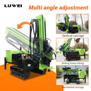 Pasokan langsung pabrik 42 KW mesin bor tenaga surya perayap <span class=keywords><strong>driver</strong></span> tumpukan fotovoltaik untuk tumpukan pondasi mengemudi - Product Image 3