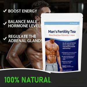 Té para la Salud y Fertilidad Masculina con Mezcla de Hierbas Crudas, en Bolsas a Granel con Contenido de Lavanda, Empaquetado en Caja - Product Image 5