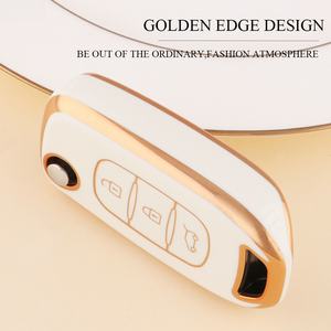 Kuvi pour Renault <span class=keywords><strong>Kadjar</strong></span> Captur Megane Sandero Stepway Logan Clio 5 <span class=keywords><strong>Arkana</strong></span> 2020 2021 TPU Car Flip Key Case Cover Key Protector - Product Image 4