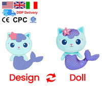 Vente en gros de mini t-shirts ours en peluche doux personnalisés animal en peluche vierge pour sublimation avec remplissage en coton PP