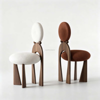 Chaises de loisirs de haute qualité avec structure en bois massif, coussin personnalisé, ensemble de chaises de salle à manger pour patio, jardin, restaurant, hôtel, mobilier