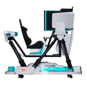 9D VR Intérieur Super Voiture <span class=keywords><strong>De</strong></span> Course <span class=keywords><strong>F1</strong></span> Volant <span class=keywords><strong>Simulateur</strong></span> <span class=keywords><strong>De</strong></span> Conduite <span class=keywords><strong>De</strong></span> Voiture En Métal pour La Maison Parcs À Thème Éducatifs Sports D'aventure - Product Image 2